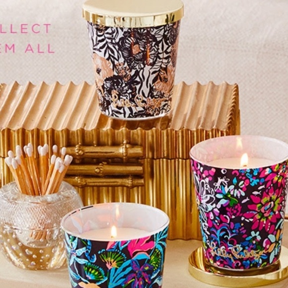 Lilly Pulitzer GWP Candle Onyx Peony Party NEW - Picture 10 of 11